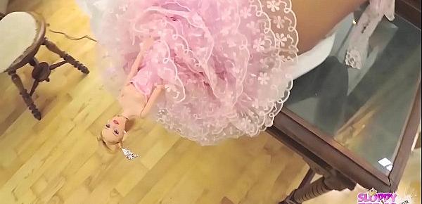  BABY NICOLS got HARDCORE with a BARBIE DOLL before her WEDDING